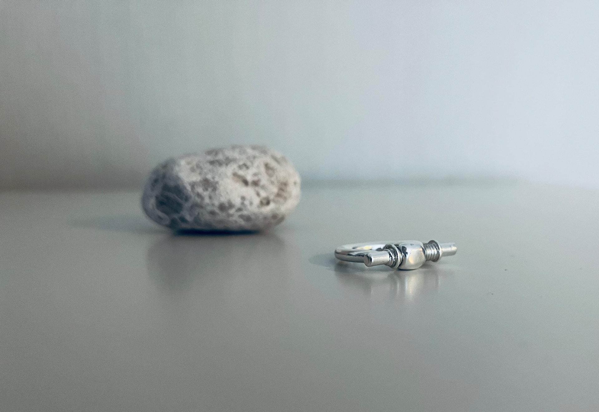Omega Lock Necklace, detail 2